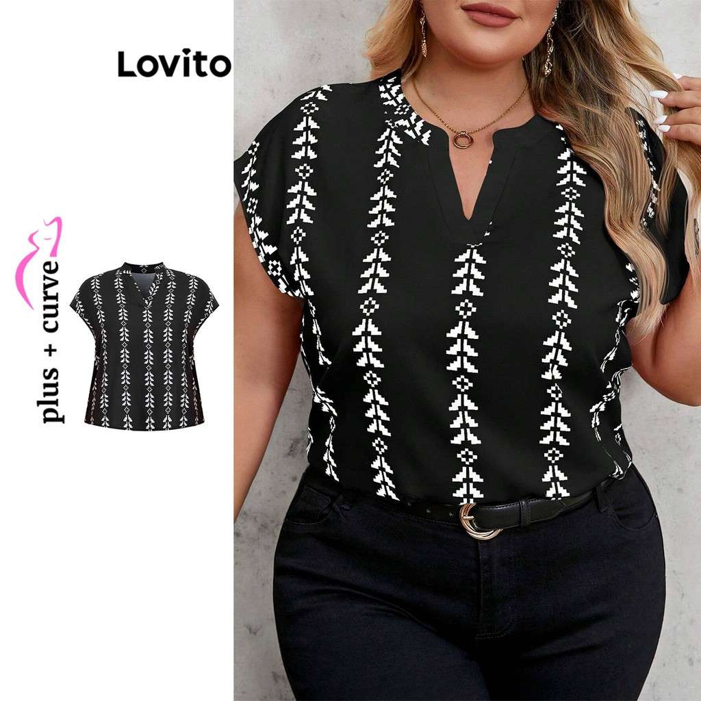 Blusa Plus Size Estampa Paisley: Elegância Curva