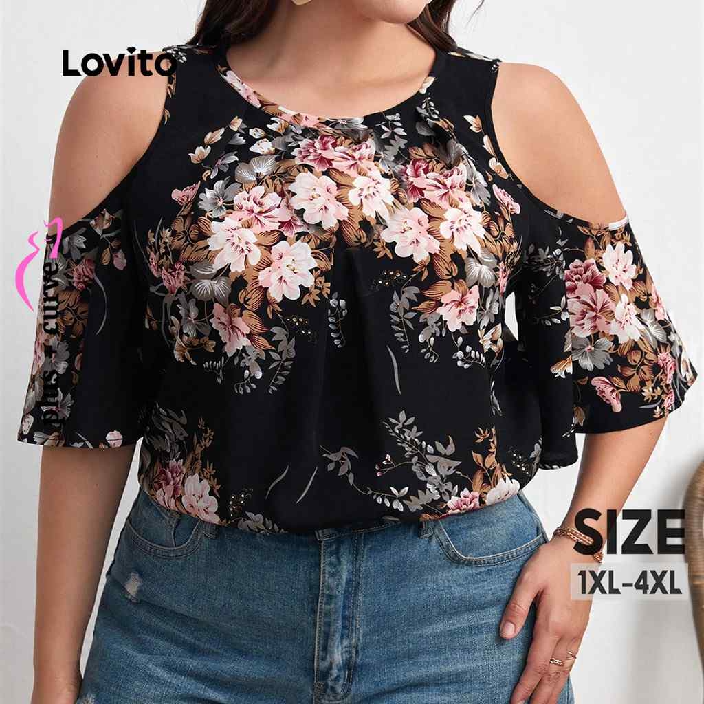 Blusa Plus Size Floral: Estilo e Conforto!