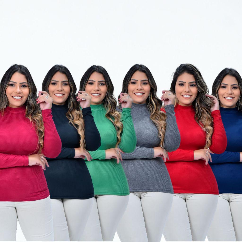 Blusa Plus Size Gola Alta: Conforto e Estilo para Gestantes
