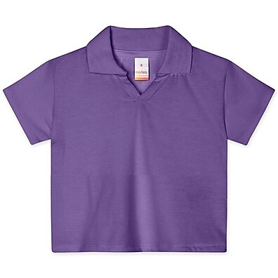 Blusa Polo Cropped Infantil: Conforto e Aroma!