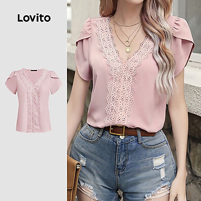 Blusa Rosa Lovito: Elegância e Conforto!