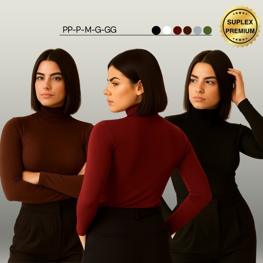 Blusa Suplex Gola Alta: Conforto e Estilo para o Inverno