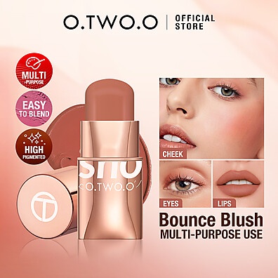 Blush Stick O.TWO.O: Lábios & Bochechas Radiantes