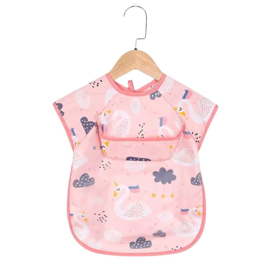 Babador Regatinha BLW com Proteção Dupla Impermeável - Estampa Flamingo