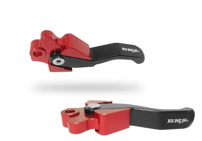 Manete de Freio Easy Brake NG BMS Preta/Vermelha: Leveza e Controle para Sua Moto Off-Road