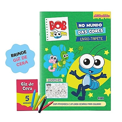 Bob Zoom: Livro-Tapete de Colorir para Criar e Brincar!