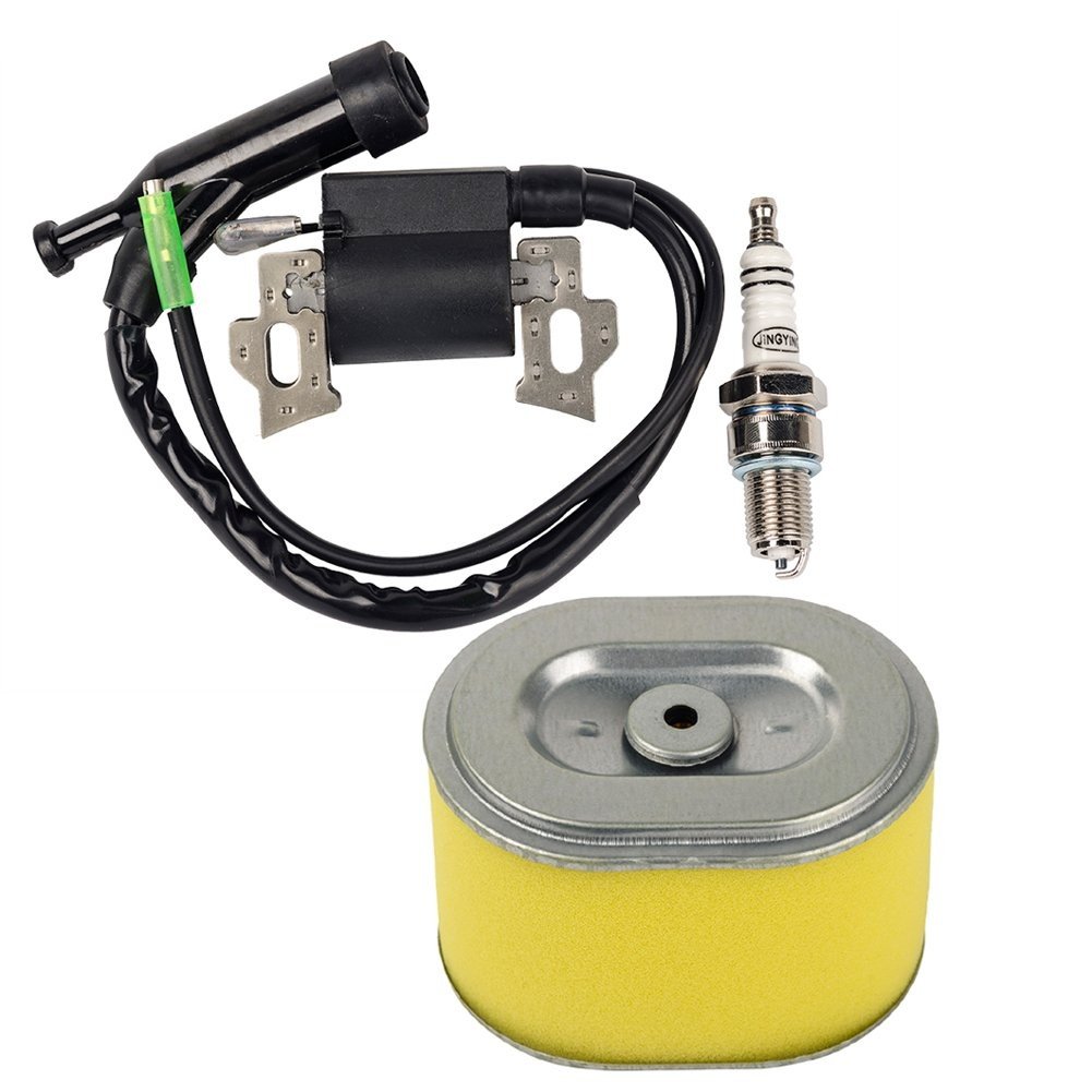 Kit Bobina de Ignição + Filtro de Ar + Vela para Motores Honda GX140, GX160, GX200 (5.5hp/6.5hp)