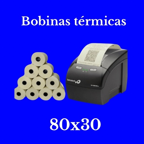 Bobina Térmica 80x30: 30 Unidades para Seu PDV!
