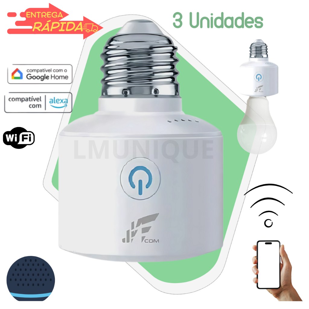Bocal Inteligente E27: Domine a Luz!