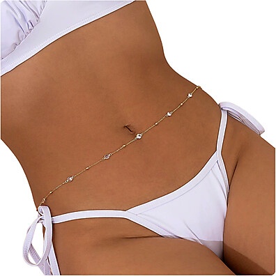 Body Chain Praia: Brilho e Estilo ✨