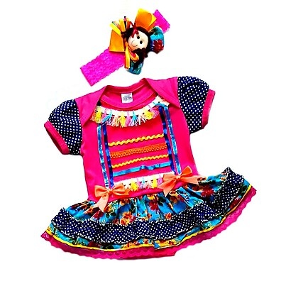 body-festa-junina-bebe-matutinha-com-tiara