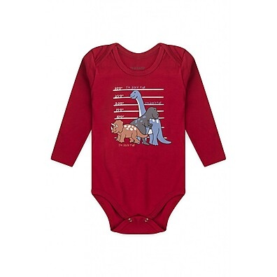 Body Infantil Dinos: Conforto e Estilo!