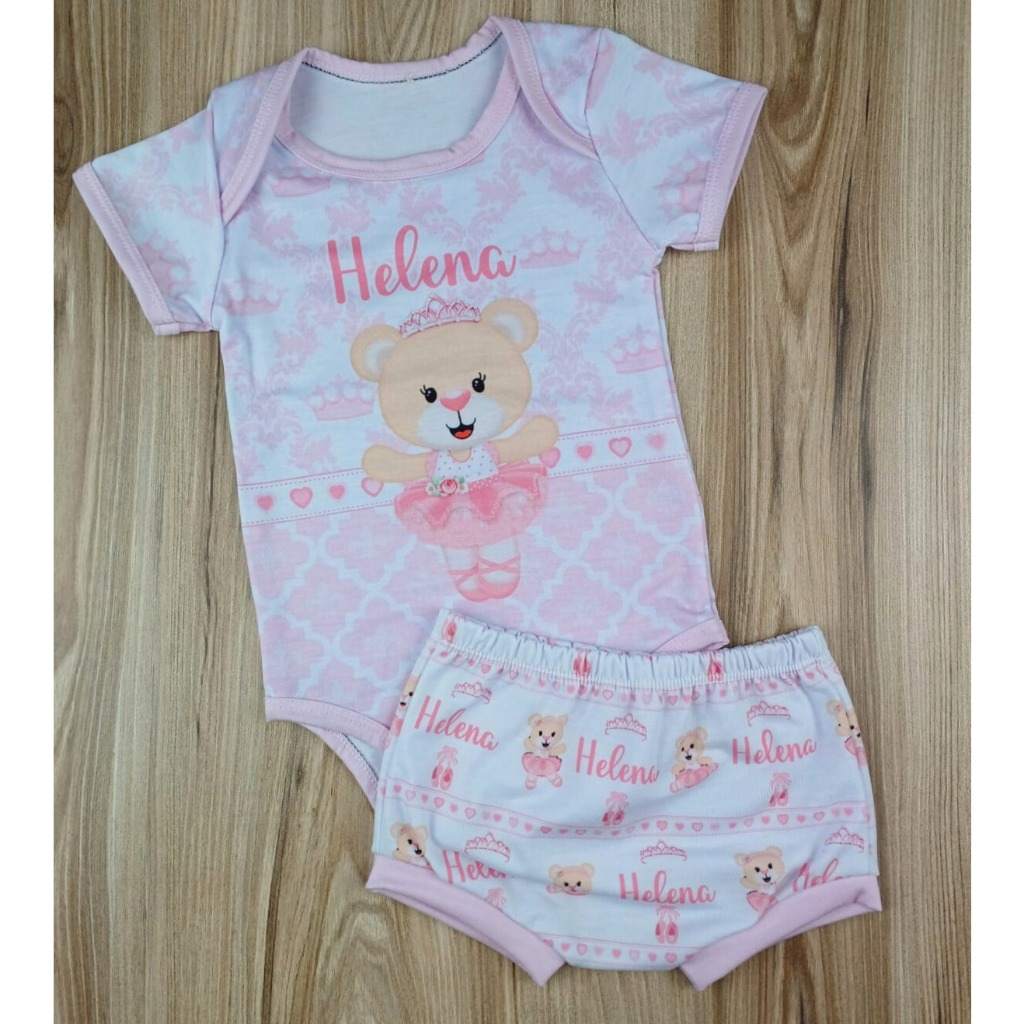 Body Personalizado + Tapa Fralda: Charme Único!