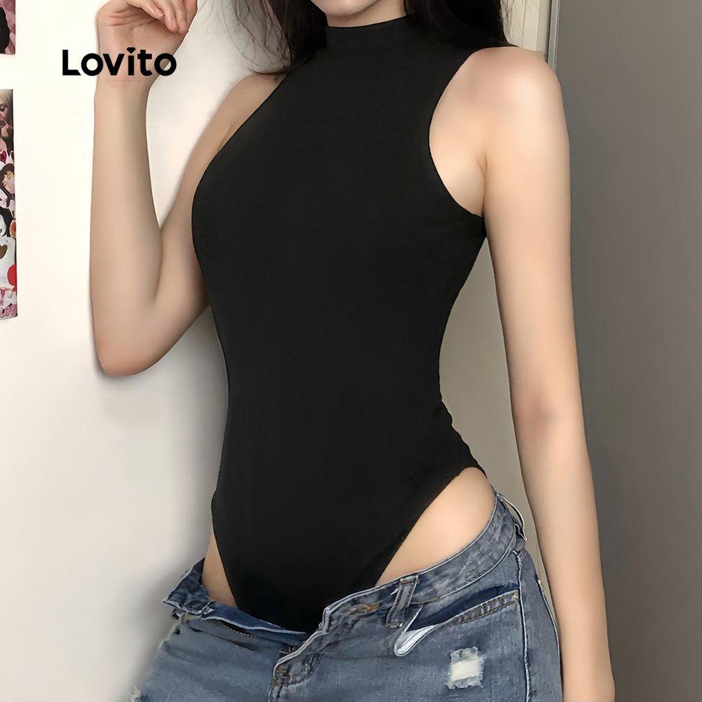 Body Preto Lovito: Casual, Elegante e Versátil
