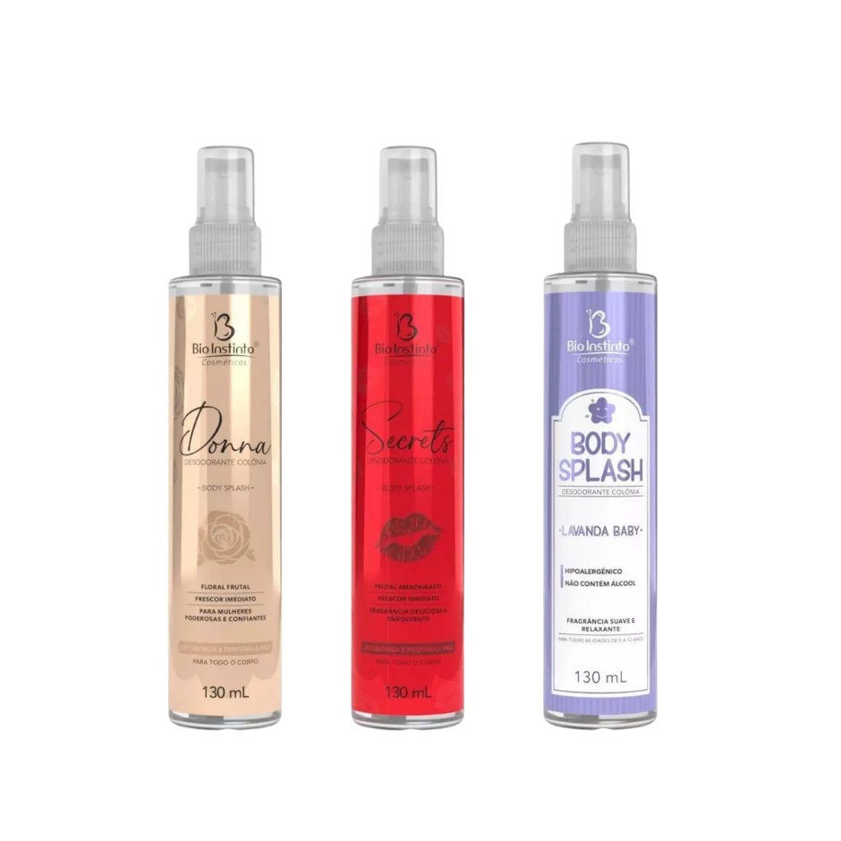 Body Splash Bio Instinto: Frescor e Charme 3x!