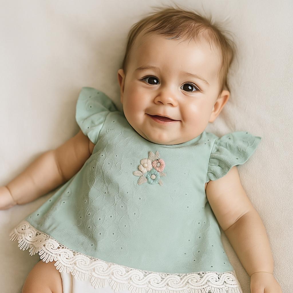Body Vestido com Tiara para Bebê: Conforto e Estilo em 1 Peça!
