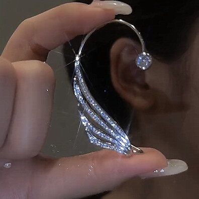 Brincos de Anjo Prata: Elegância Boêmia