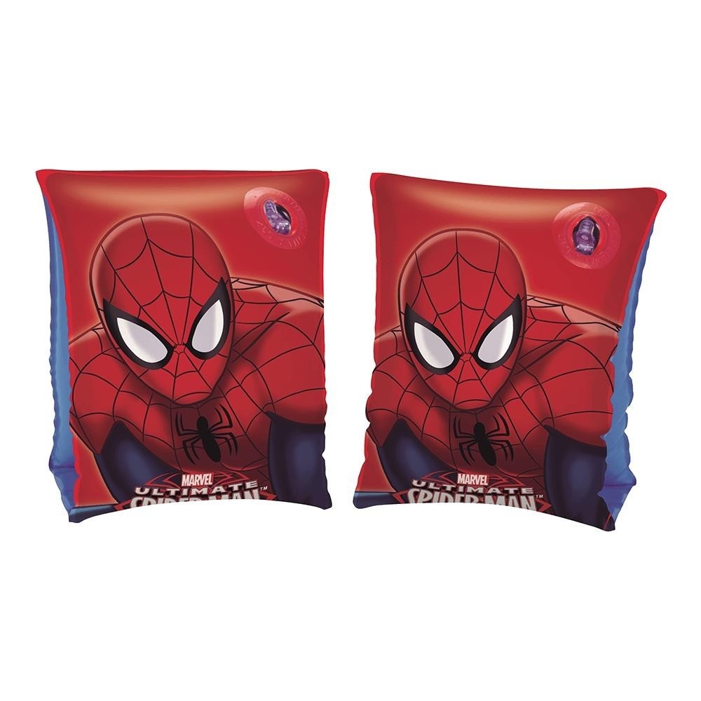 Boia de Braço Homem-Aranha: Diversão Segura na Água!