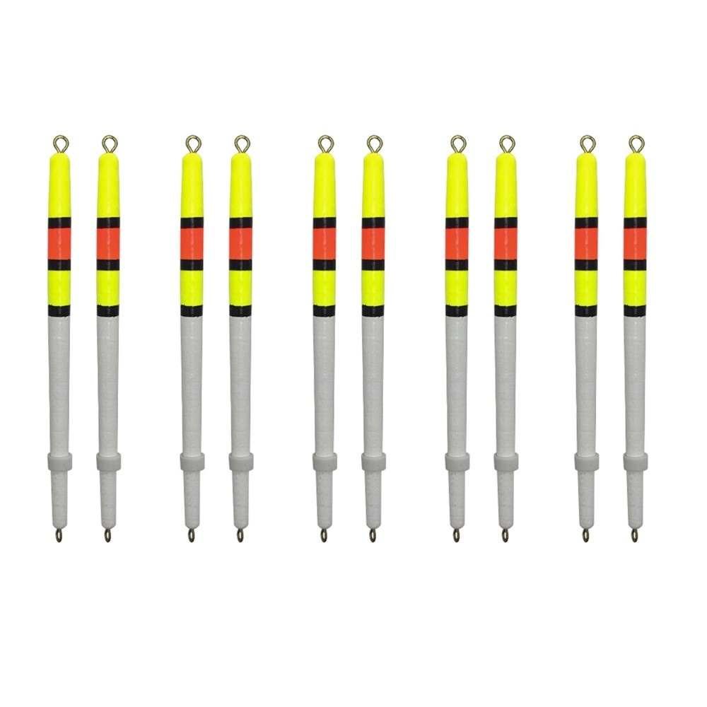 Bóia de Pesca Palito: Sensibilidade A-B 9cm (10un)