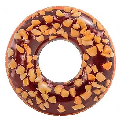 Boia Donut Chocolate INTEX: Diversão Refrescante!