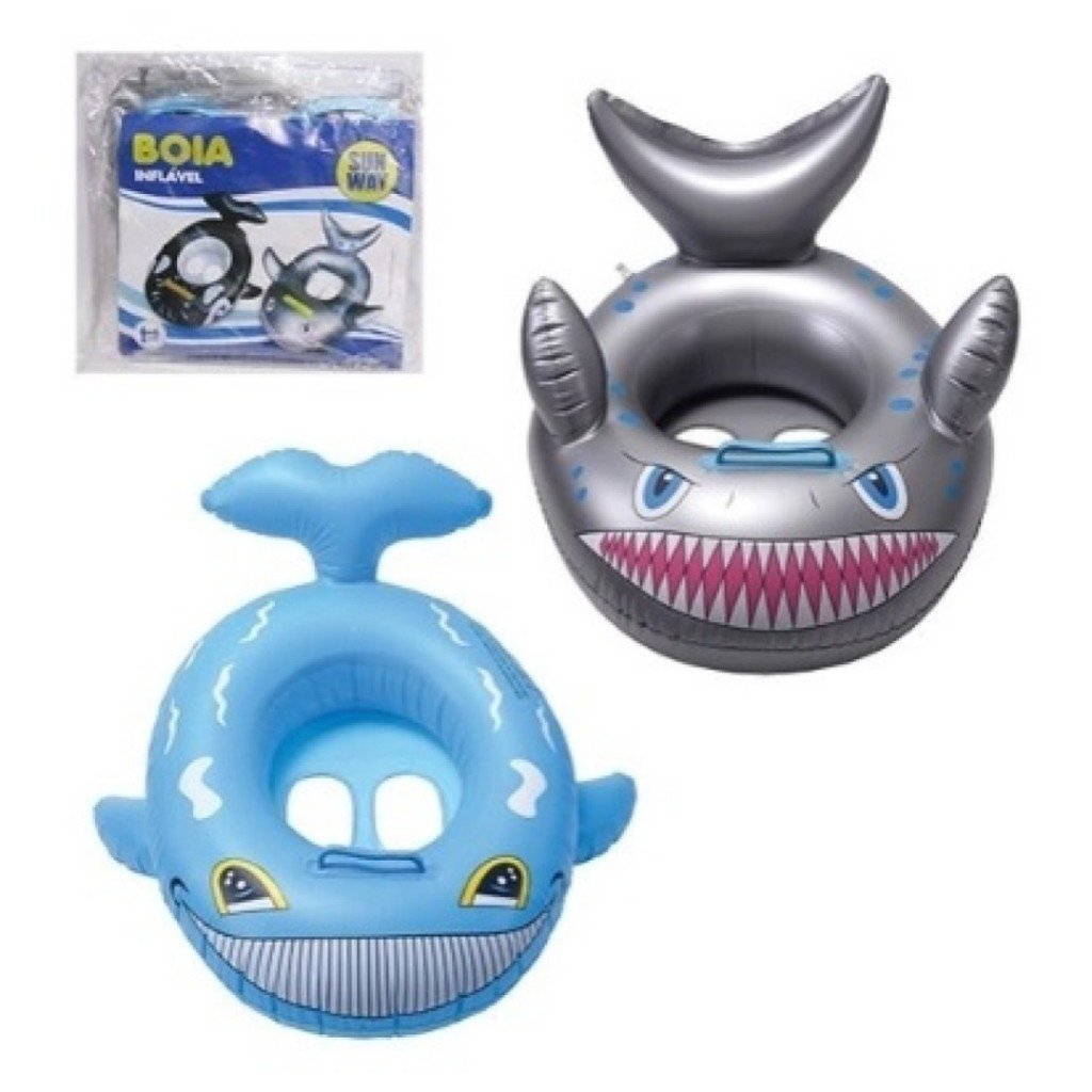 Boia Inflável Baleia Sunway: Diversão na Piscina!