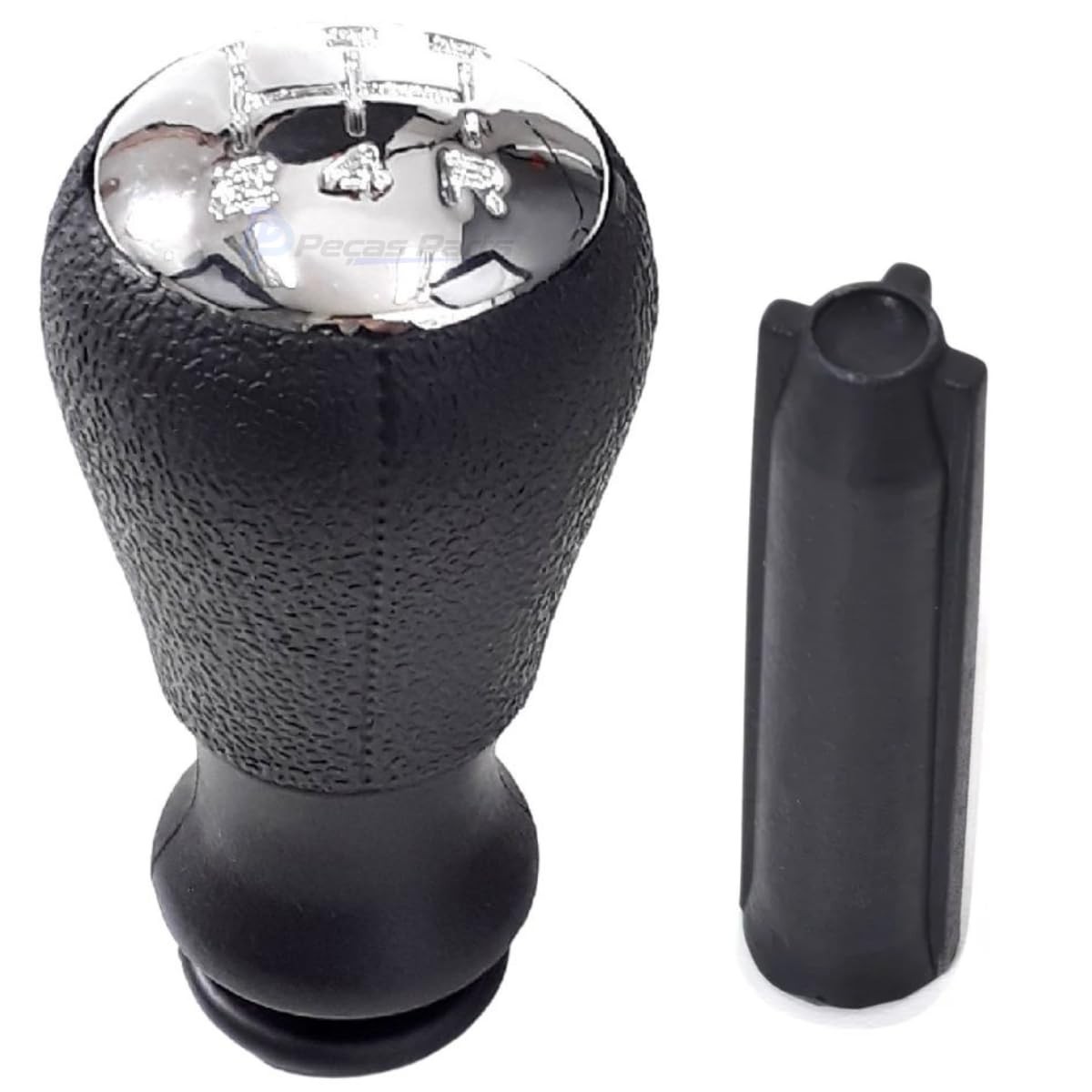 Manopla de Câmbio Bola Cromada para Peugeot 206, 207 e SW (2000-2014)