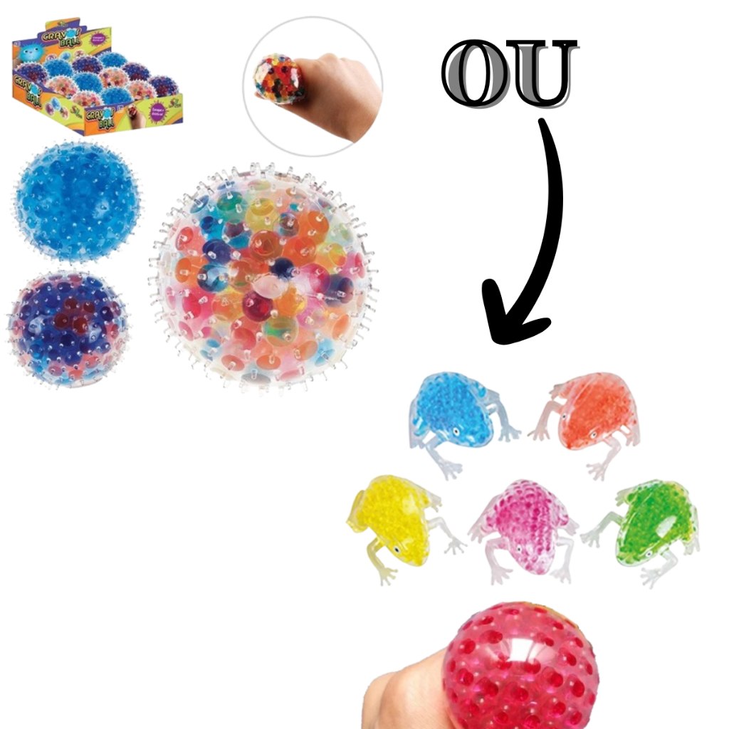 Bola Sapo Relaxante Anti Stress Sensorial – Alívio Instantâneo para Ansiedade e Autismo