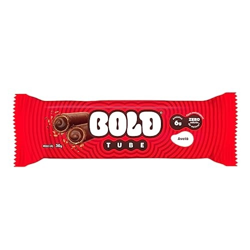 BOLD Snacks Bold Tube Display (12 Unid De 30G) Avelã