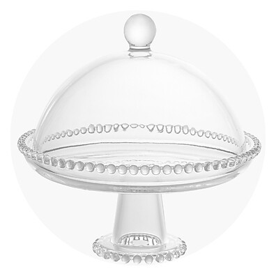 Boleira de Cristal Pearl: Elegância à Mesa