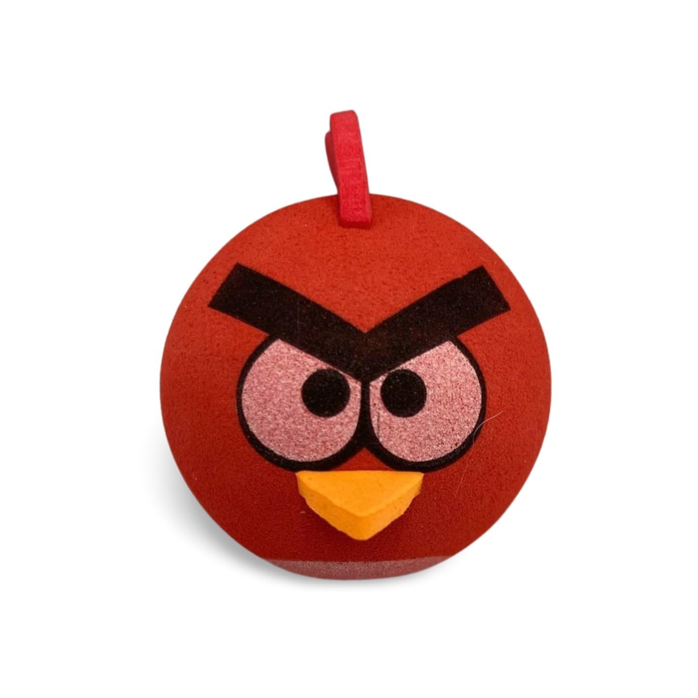 Bolinha Enfeite de Antena Universal para Carros e Motos - Pássaro Vermelho Divertido!