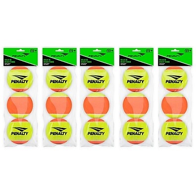 Bolinhas Beach Tennis Penalty: Kit com 15 Unidades 🎾