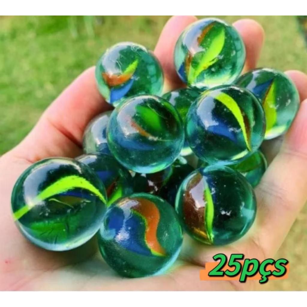 Bolinhas de Gude Coloridas: 25 Unidades Divertidas!