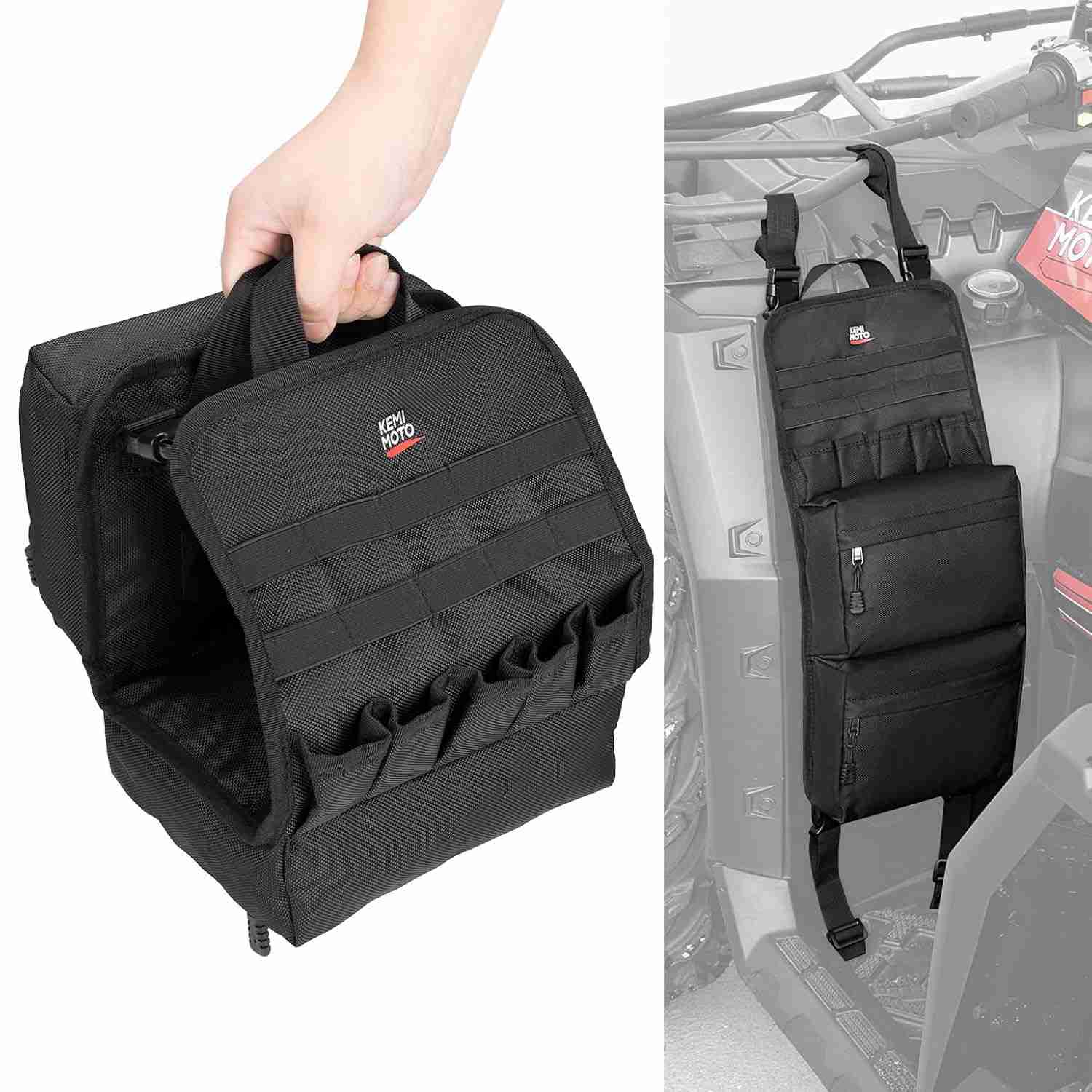 Bolsa Organizadora KEMIMOTO para Quadriciclos: Mantenha suas Ferramentas Sempre à Mão!