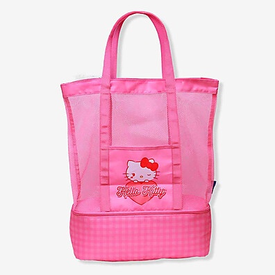 Bolsa de Praia Hello Kitty com Compartimento Térmico