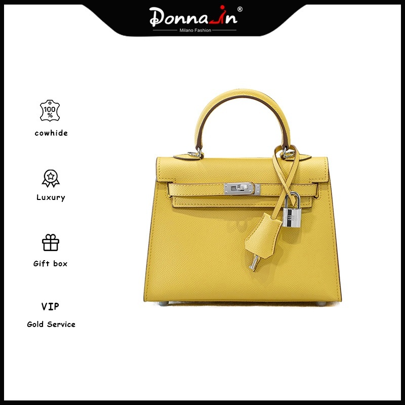 Bolsa Donnain 2025 Feminina de Couro Bovino