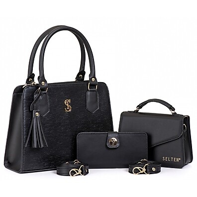 Bolsa Feminina Transversal: Kit Completo + Carteira