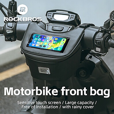 Bolsa Frontal para Moto: Touchscreen e à Prova D'água