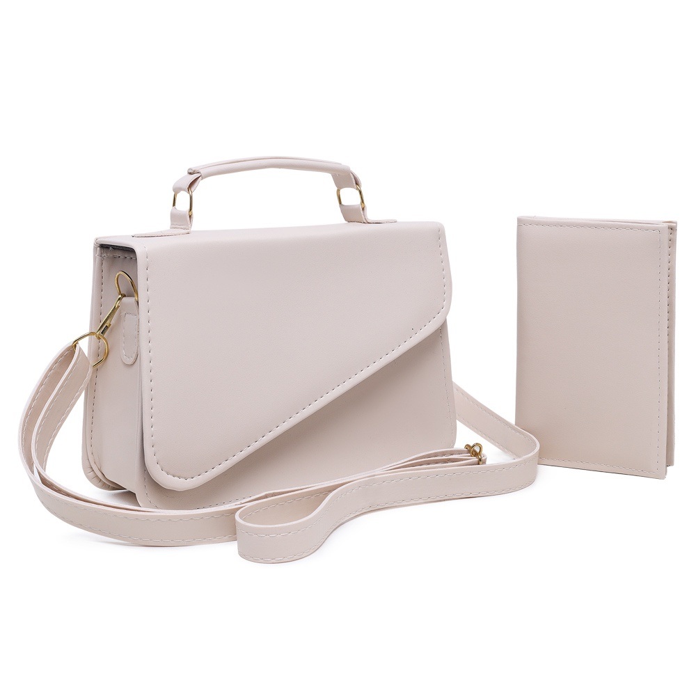 Bolsa Pequena Transversal + Carteira Slim: Estilo e Praticidade!