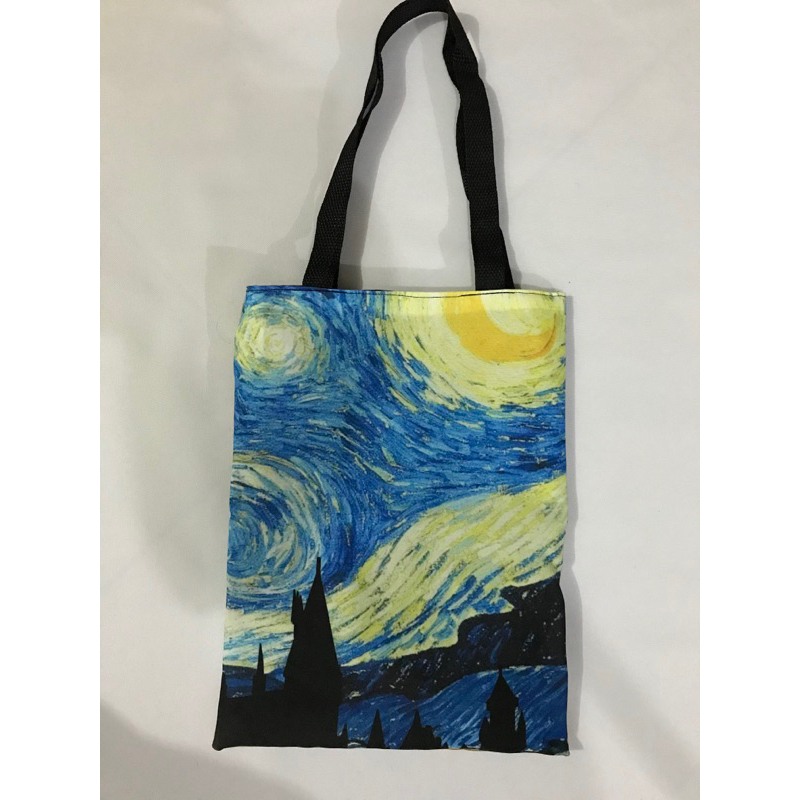Bolsa Sacola Van Gogh: Arte Dupla Face para Sustentabilidade