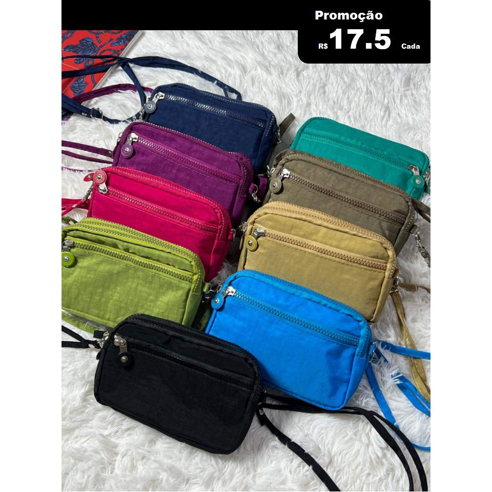 Bolsa Transversal Nylon: Estilo e Praticidade