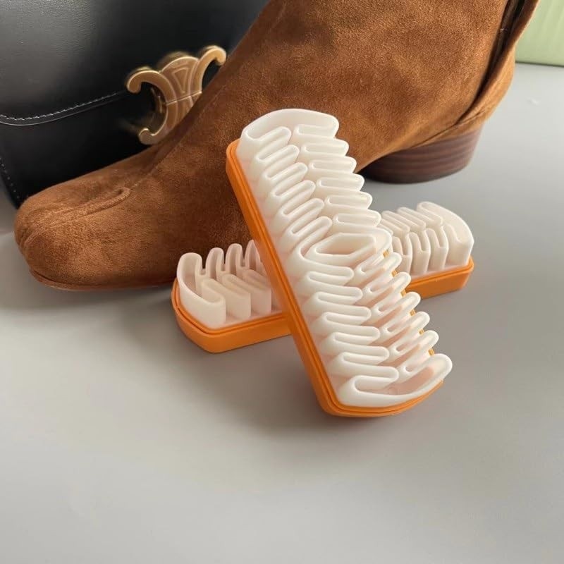 Escova Limpa Couro Karbox Rubber Brush: Limpeza Profunda para Bancos, Bolsas e Botas