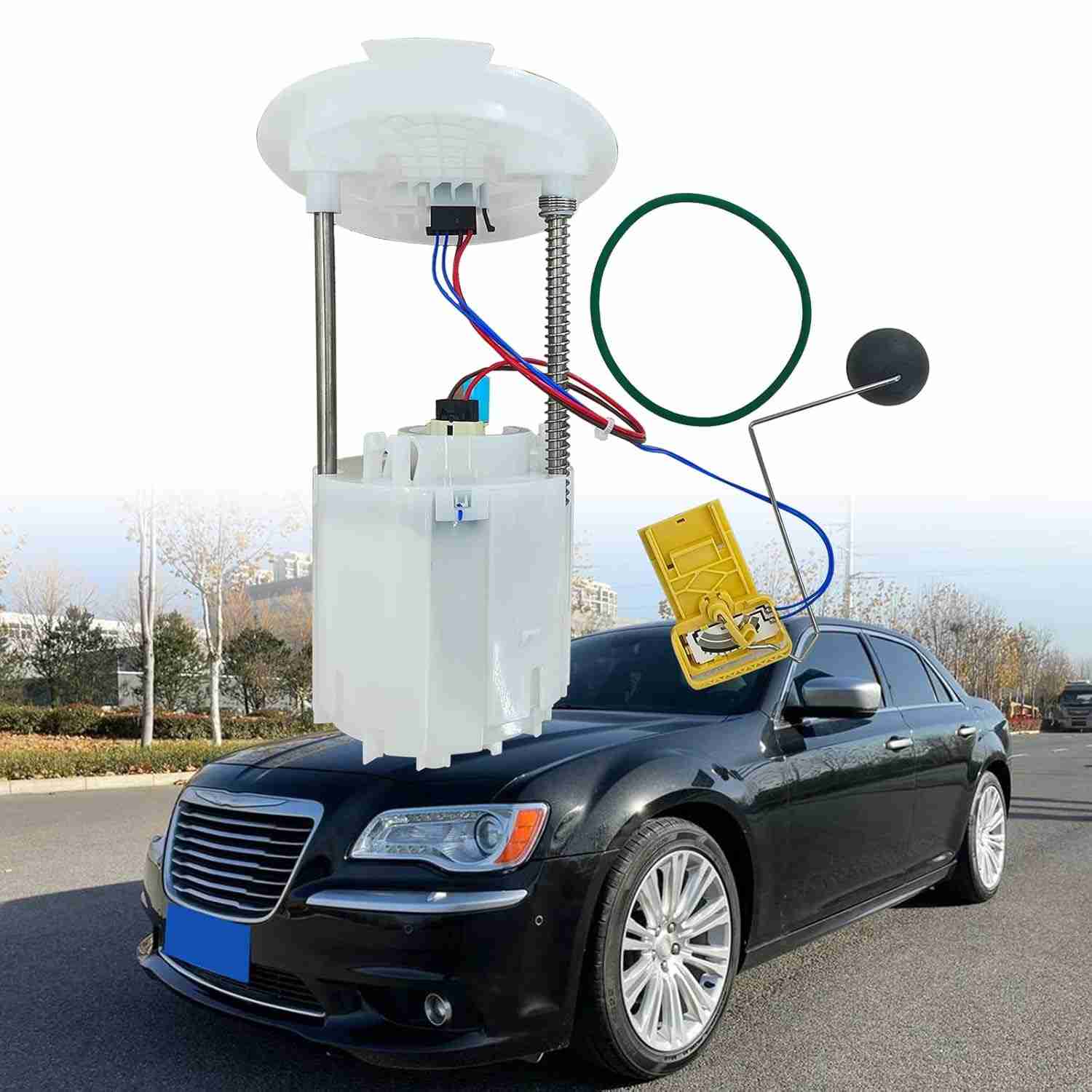 SHOWSEN Conjunto Bomba Combustível Elétrica FG2479 para Chrysler 300, Dodge Charger/Challenger (2017-2022) - Substituição 3.6L/5.7L/6.4L