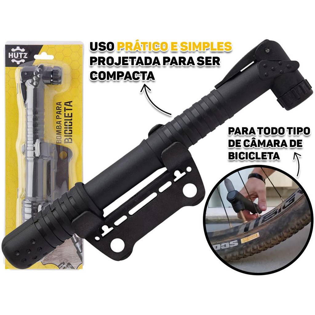 Bomba de Ar Bicicleta Hutz: Pedalada Segura!