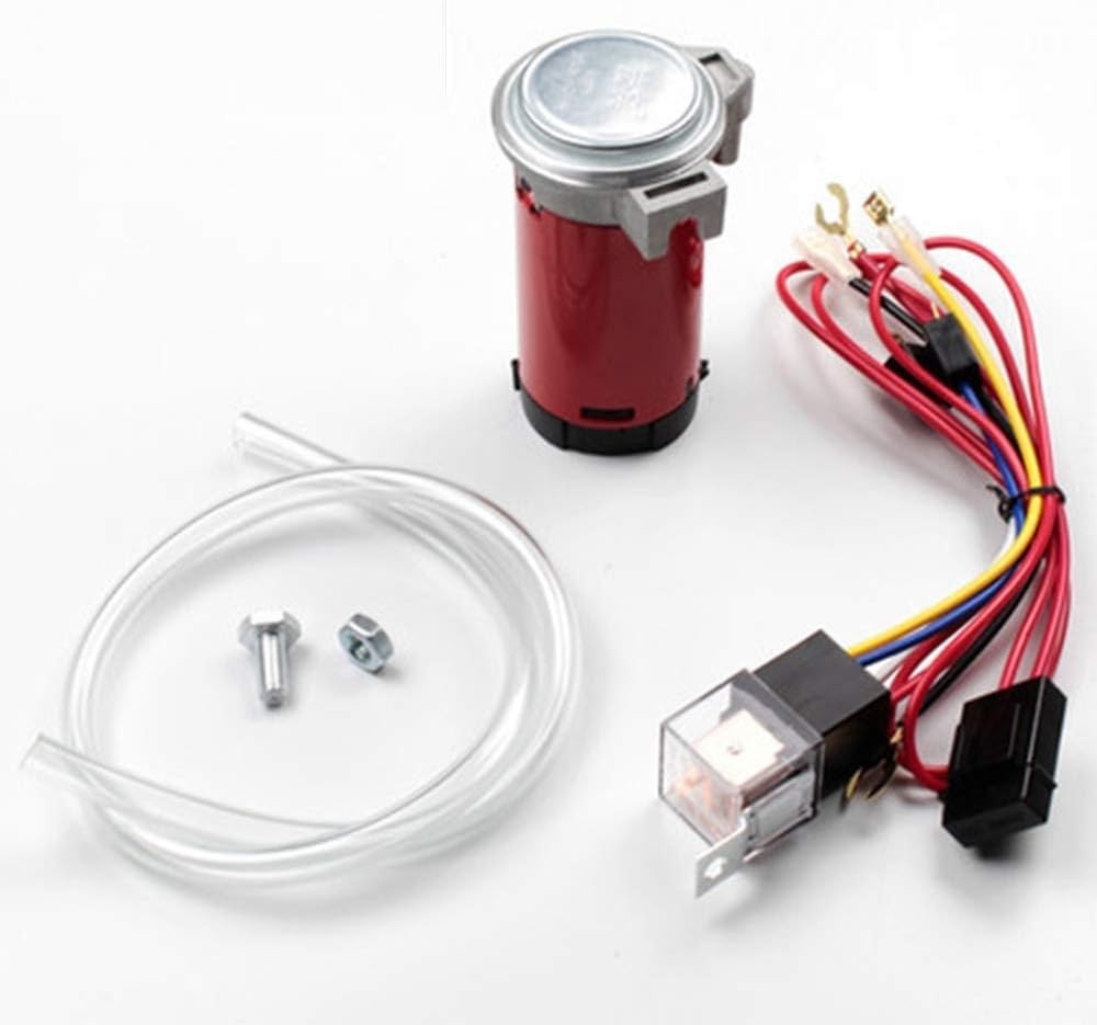 Bomba de Ar 12V/24V para Buzina de Caminhão e Moto - Potência e Durabilidade com Relé