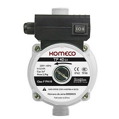 Bomba Pressurizadora Komeco TP40: Mais Pressão e Conforto!