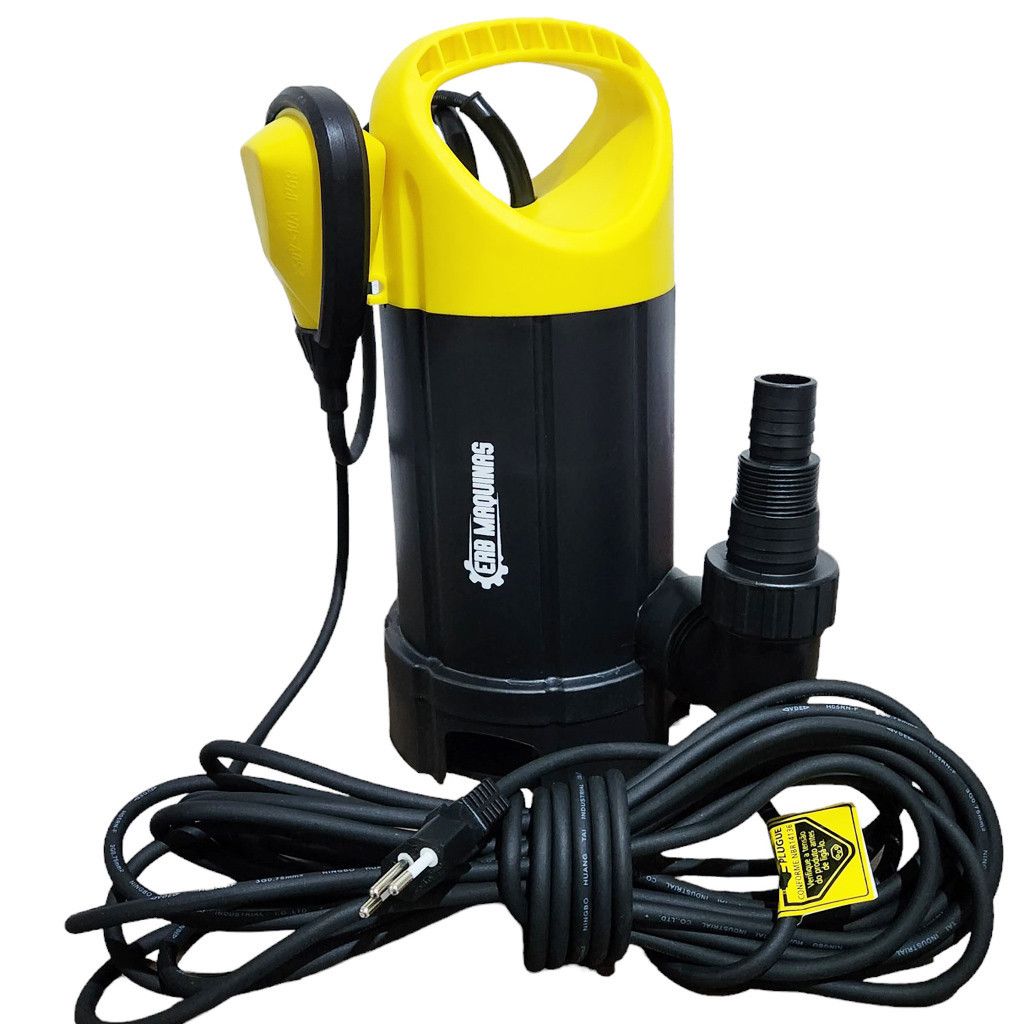 Bomba Submersível 1/2 CV Erbmaquinas: Água Limpa e Suja