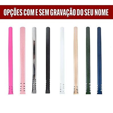 Bomba Tereré Inox Filete: Qualidade e Limpeza!