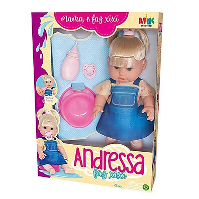 Boneca Andressa Faz Xixi: A Diversão Realista!