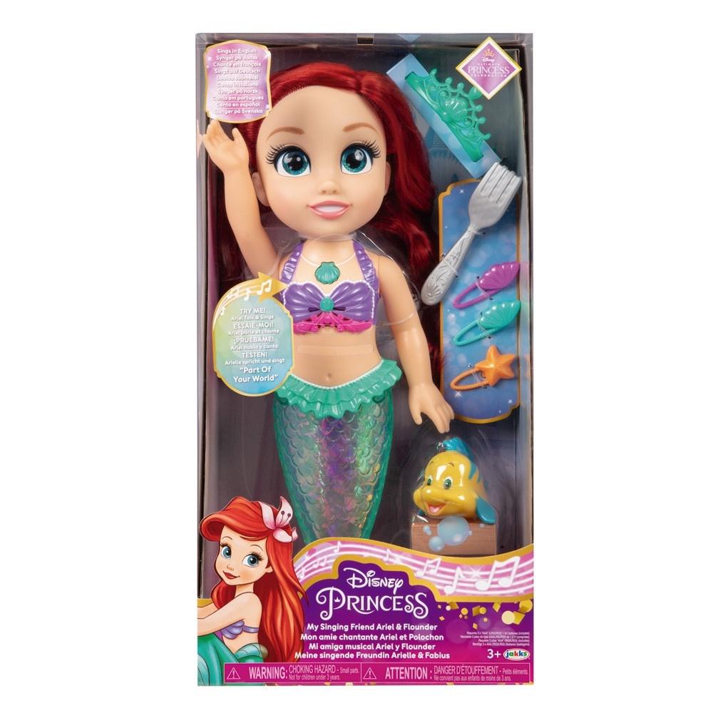 Boneca Ariel Disney: Luz, Som e Magia!