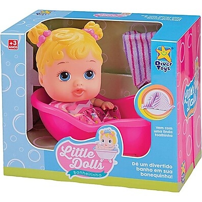 Boneca Banheirinha Divertoys: Diversão na Hora do Banho!